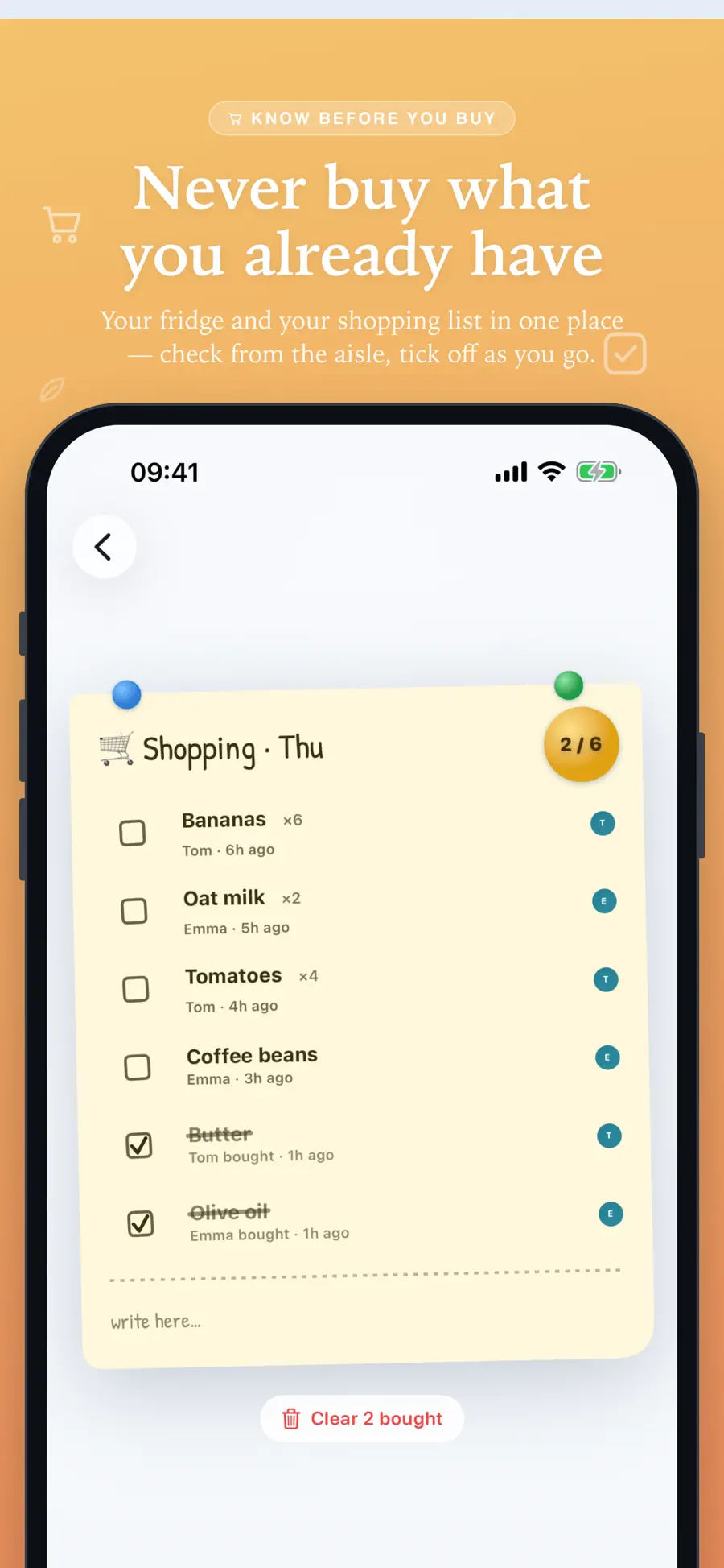 Work FridgeApp on iPhone: App Store screenshot 3